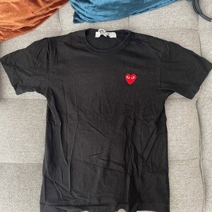 Commes Des Garcons Play Heart Patch - Mens T-Shirt (Size Medium)